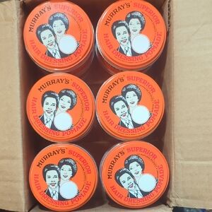 6 Pack Murray's Superior Hair Dressing Pomade 3oz Natural Hair Stocking Stuffers